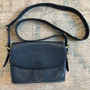 Vintage Coach Equestrian Small Leather Bag